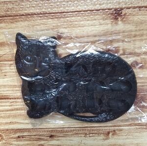 Black Cat Silicone Mold Ice Chocolate Tray Fairly Odd Novelties